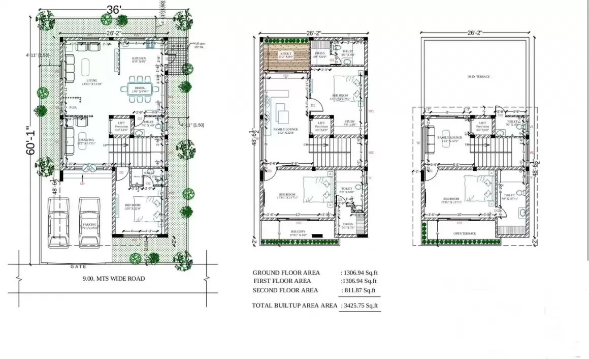 Floor plan for Shanta Brookwoods